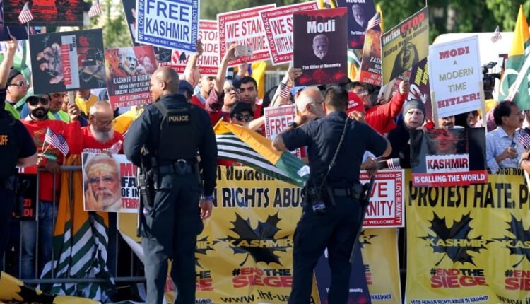 Kashmiri Protest against Modi US visit