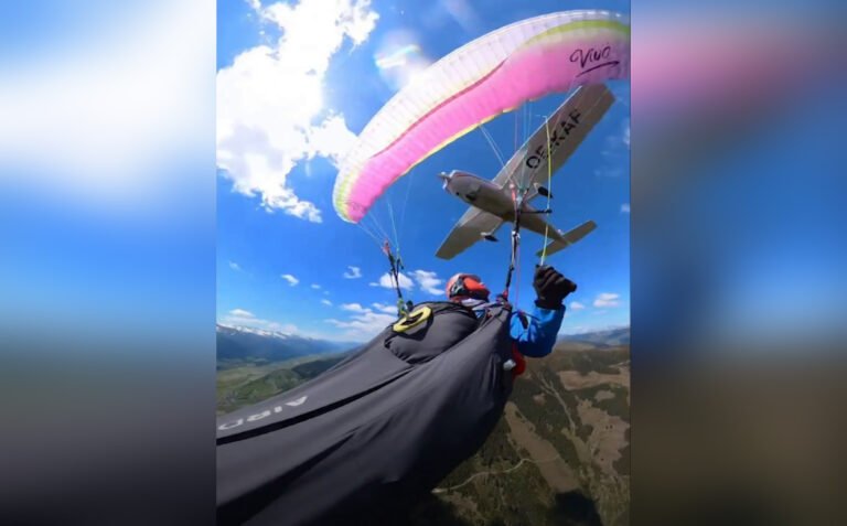 Paraglider accident
