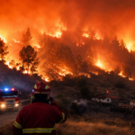 Spain has declared its first-ever national emergency as massive wildfires spread across Madrid and Ávila, forcing more than 10,000 people to evacuate amid extreme heat and strong winds.